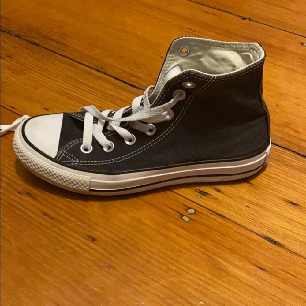 Black high top Convers